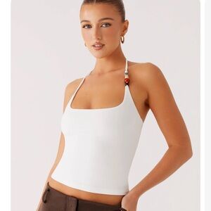 Peppermayo White Camisole Top
